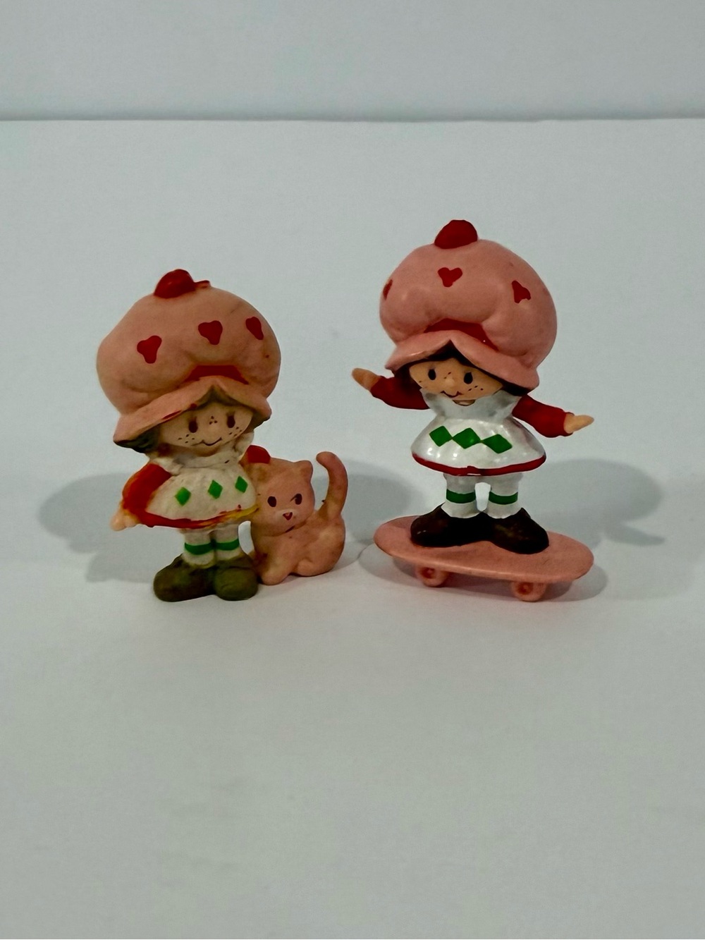 Set Of 2 Vintage 1980’s Kenner Strawberry Shortcake Mini figures